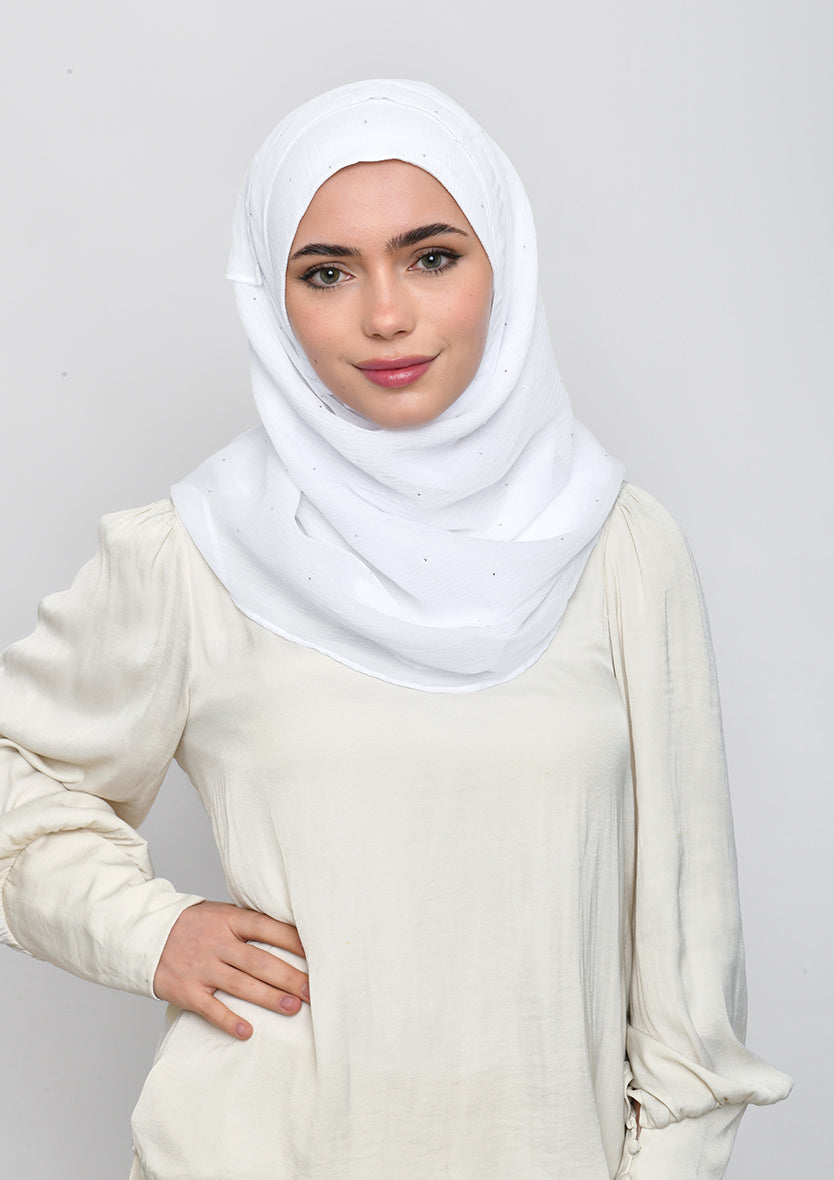 Bright White with Crystal