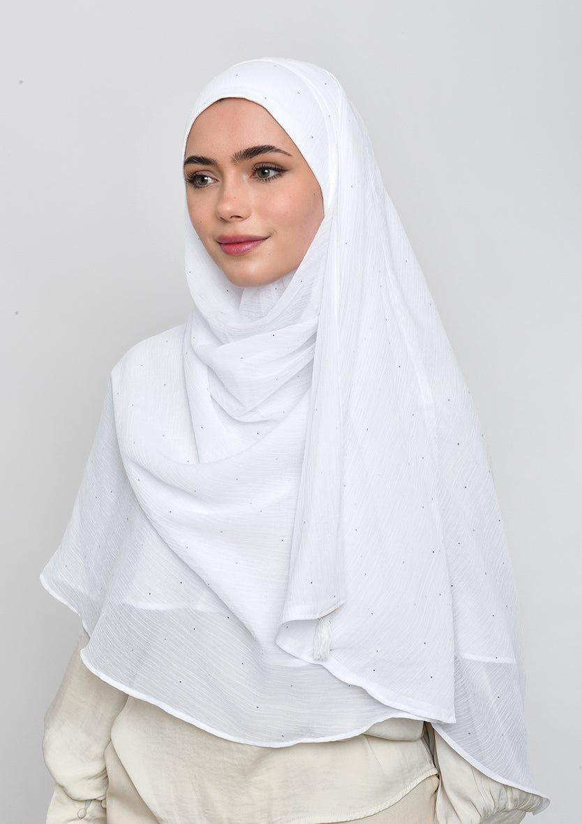 Bright White with Crystal