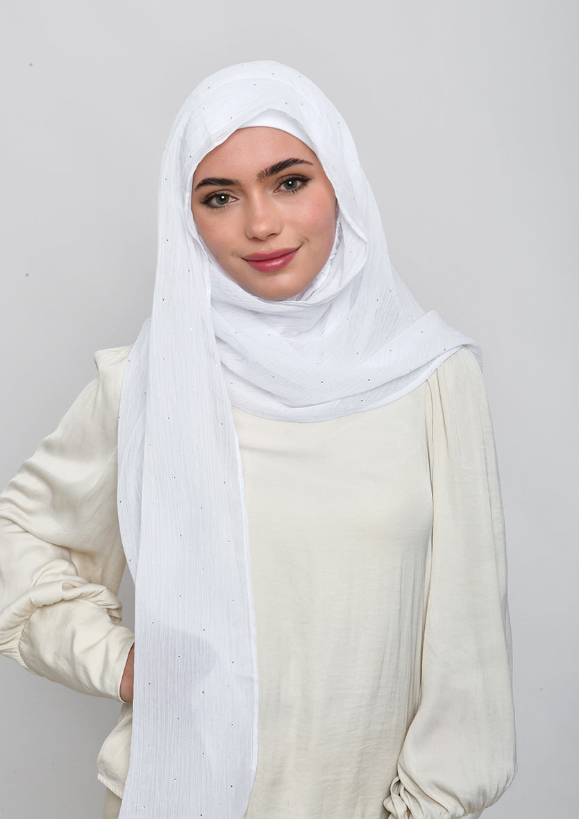 Bright White with Crystal