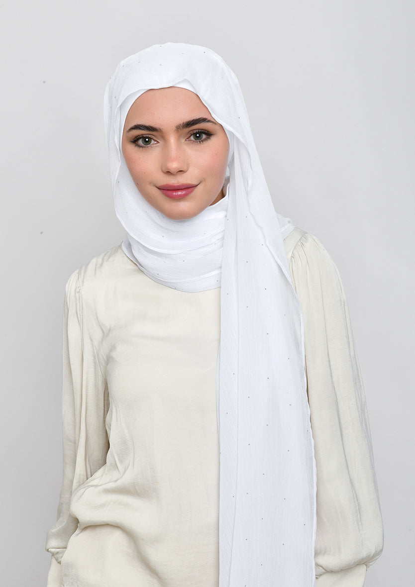 Bright White with Crystal