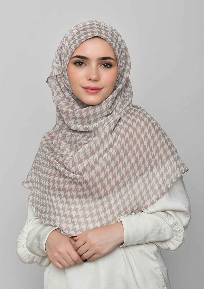 Houndstooth Beige