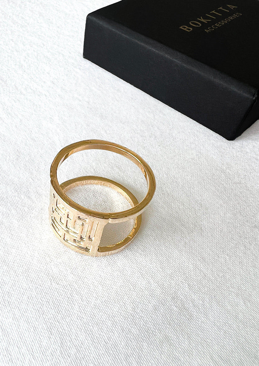 Monogram Dual Hijab Rings