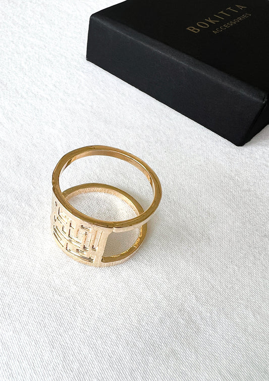 Monogram Dual Hijab Rings