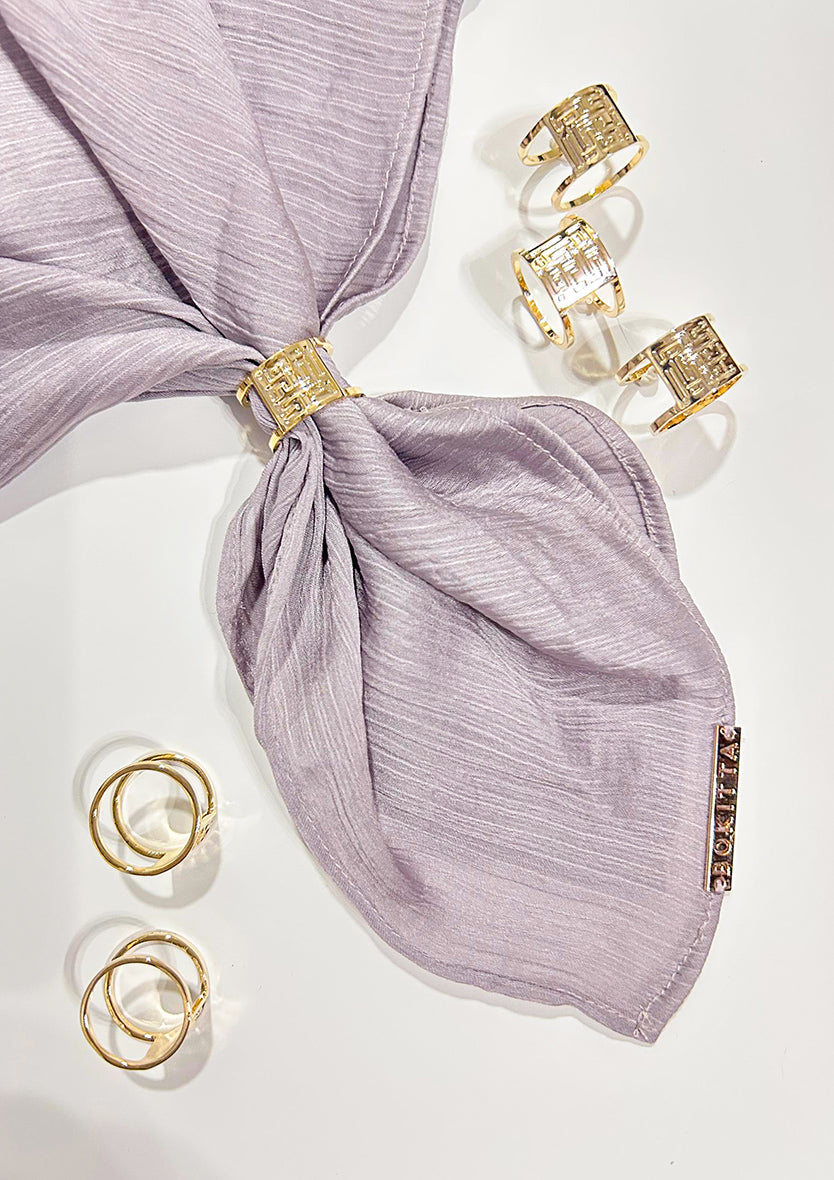 Monogram Dual Hijab Rings
