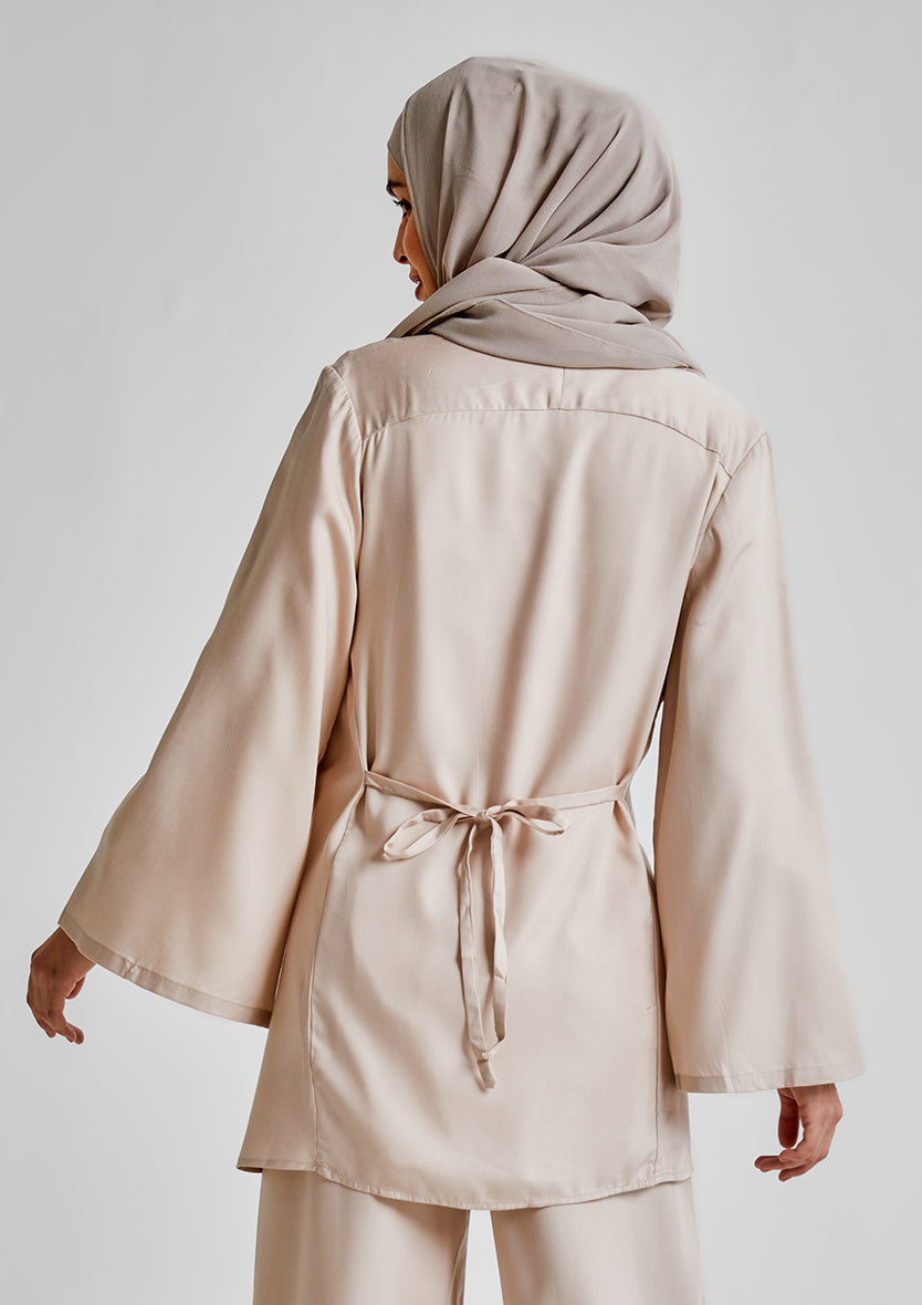 TENCEL Assymetric Cardigan