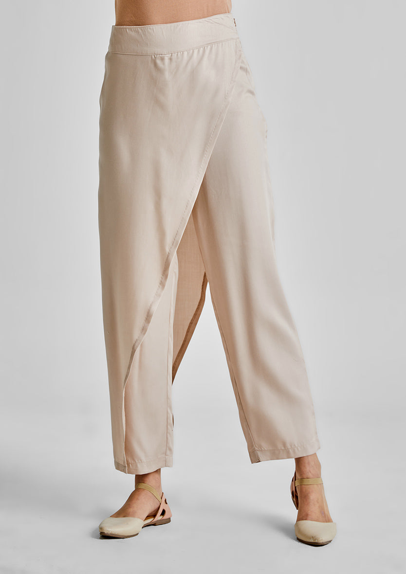 TENCEL Overlapping Pants