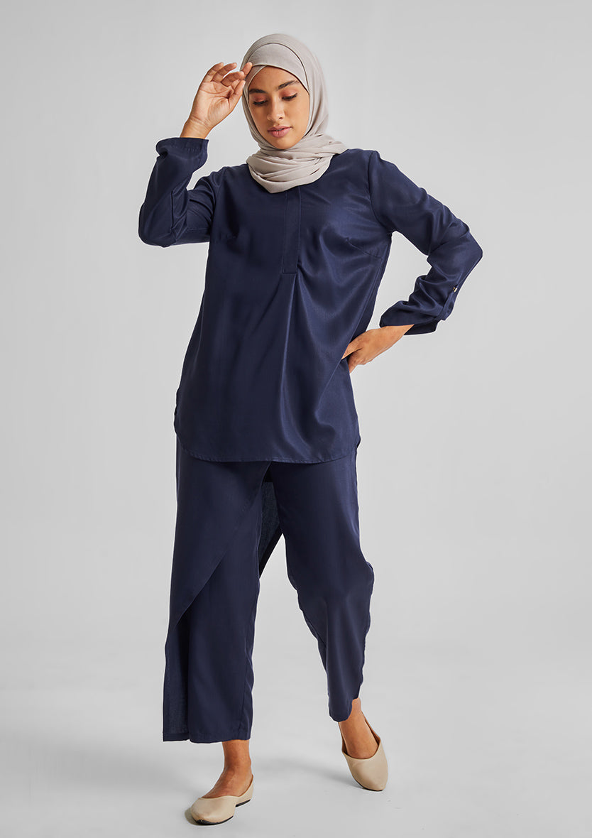 TENCEL Overlapping Pants