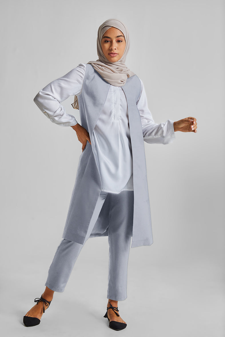 TENCEL Long Waist Coat