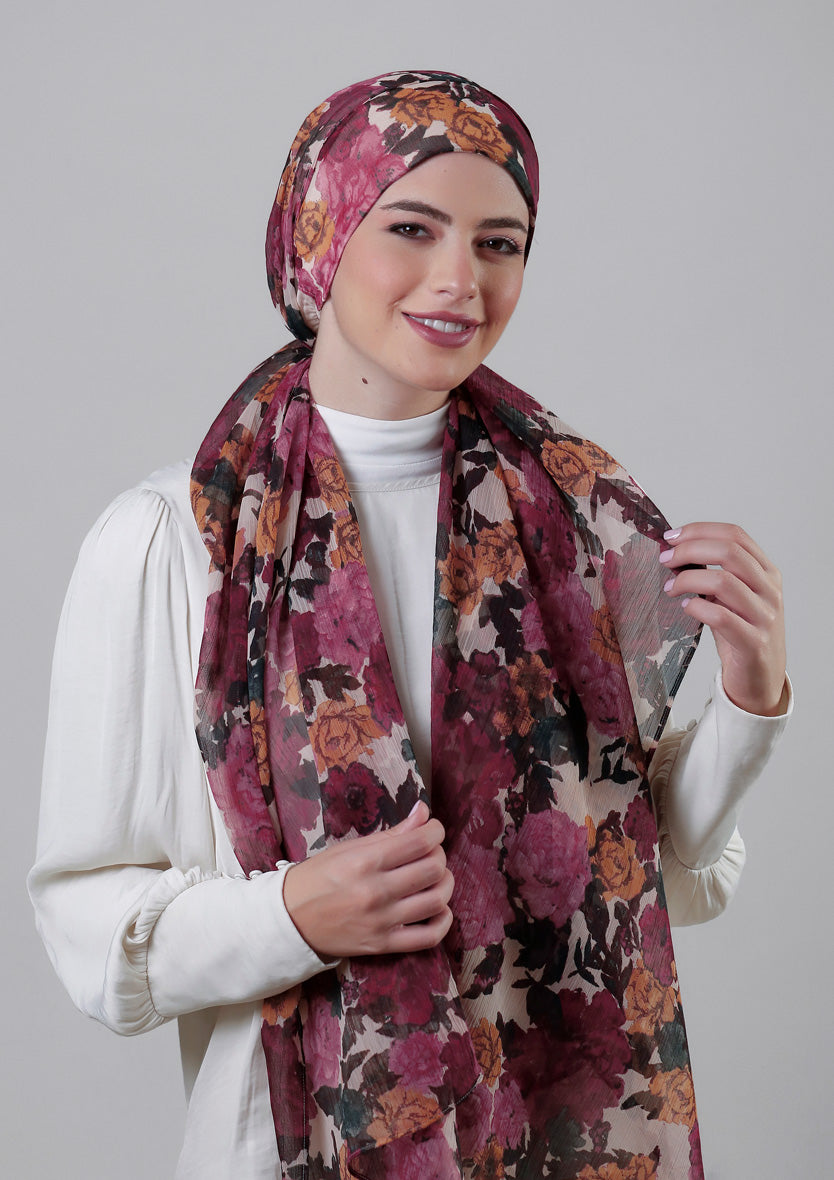 Golden Hour Cap Shawl