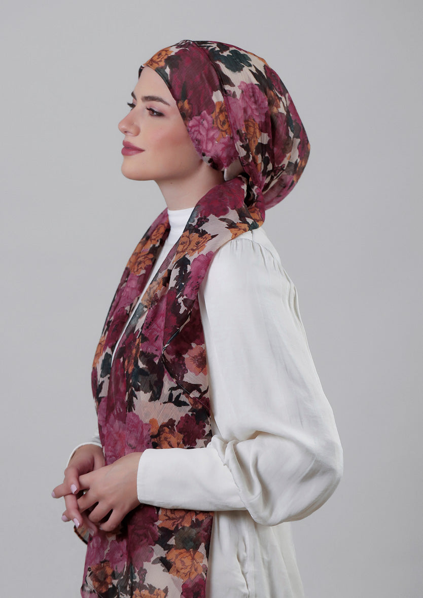 Golden Hour Cap Shawl