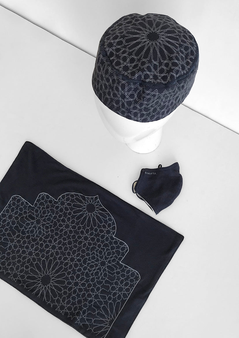 MEN PRAYER SET Madina Navy