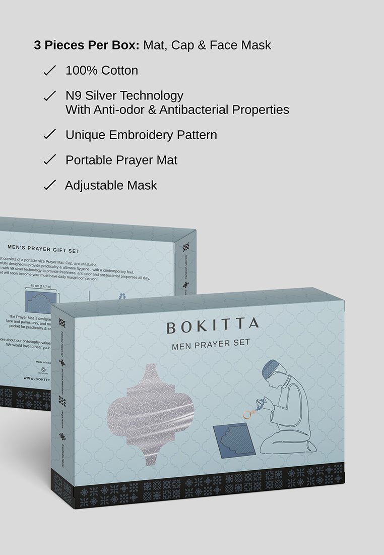 MEN PRAYER SET Dar El Salam Gray