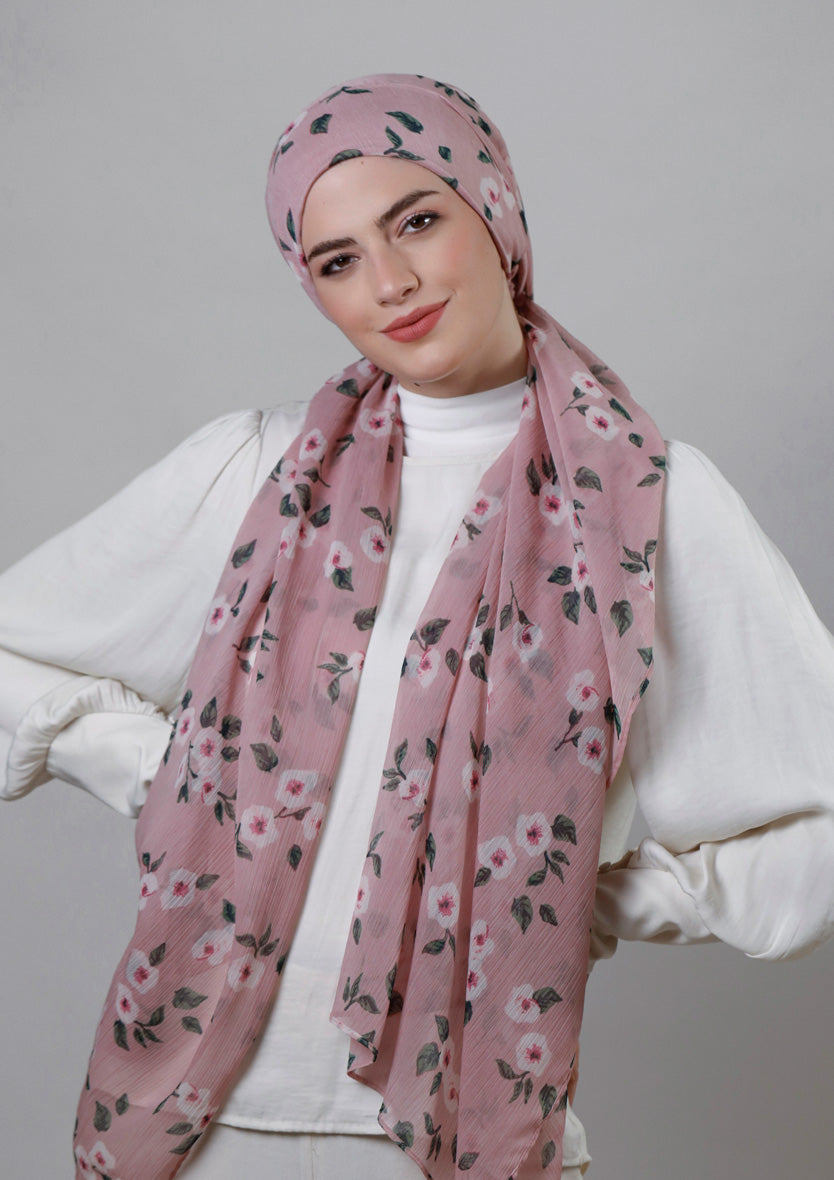 FLOR AMOR Rose Blooms Cap Shawl