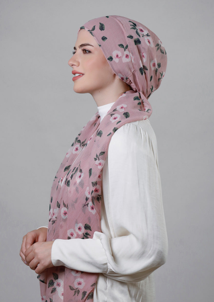 FLOR AMOR Rose Blooms Cap Shawl