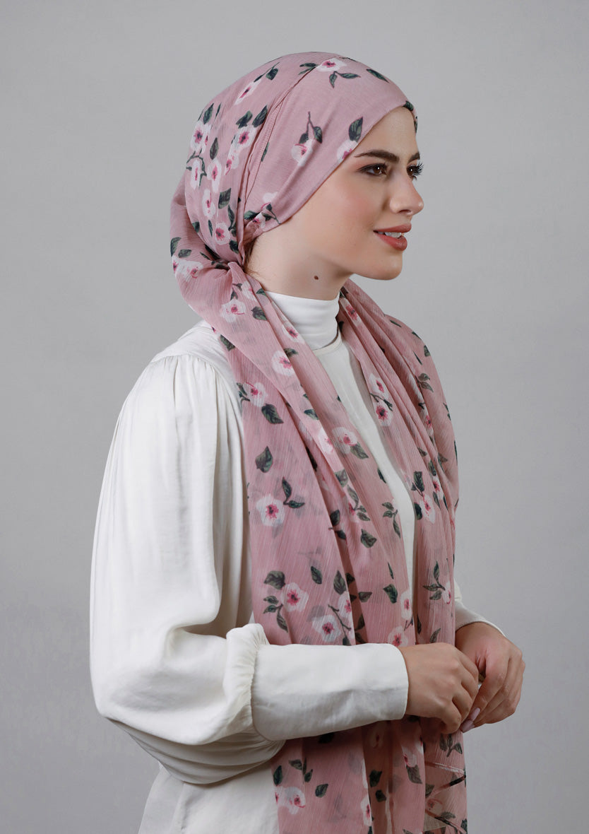 FLOR AMOR Rose Blooms Cap Shawl