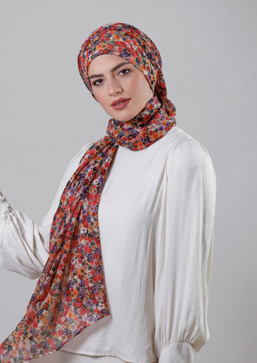 Flower Wall Cap Shawl