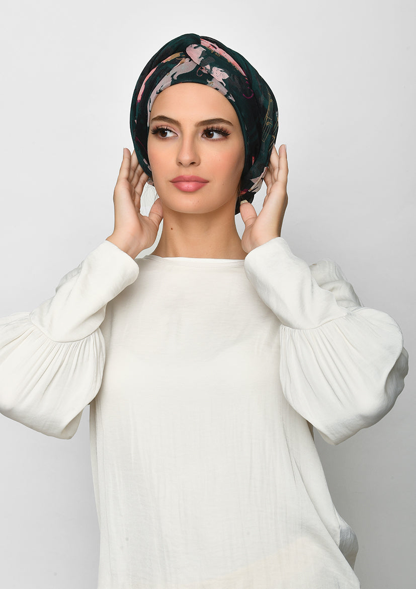NOSTALGIA Sound Of Music Cap Shawl
