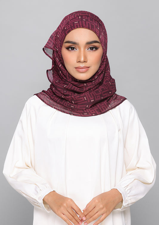 Monogram Maroon