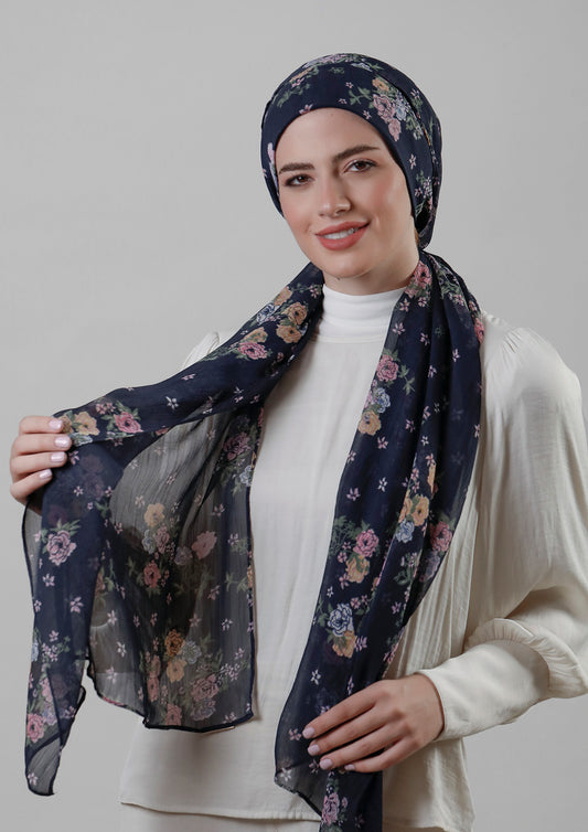 Color Bouquet Cap Shawl